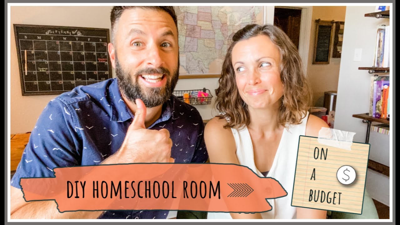 How to Create a Homeschool Room - DIY on a budget!