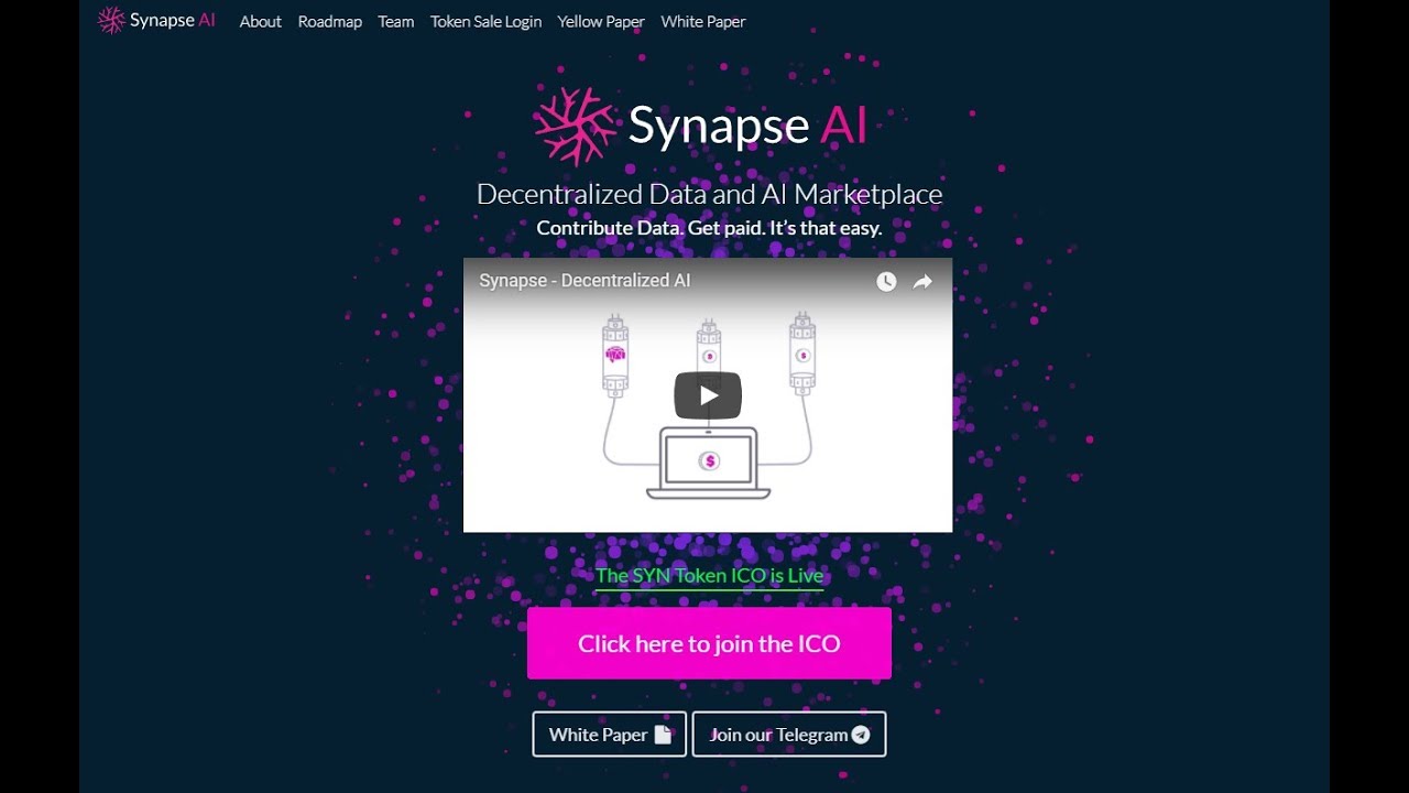 [ICO] [BOUNTY] Synapse - Децентрализованный рынок данных