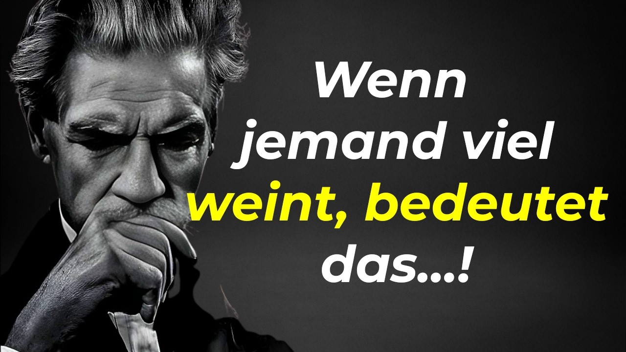 Wenn du wegen kleiner Dinge weinst | Albert Schweitzer Zitate