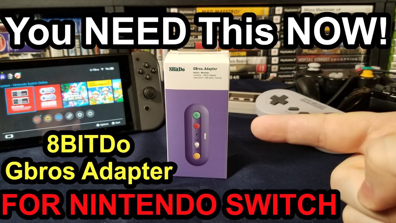 8BitDo Gbros Adapter - You NEED This for your Nintendo Switch!