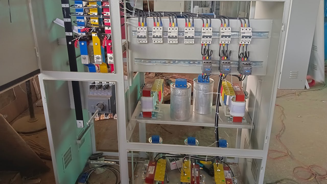 capacitor panel wiring