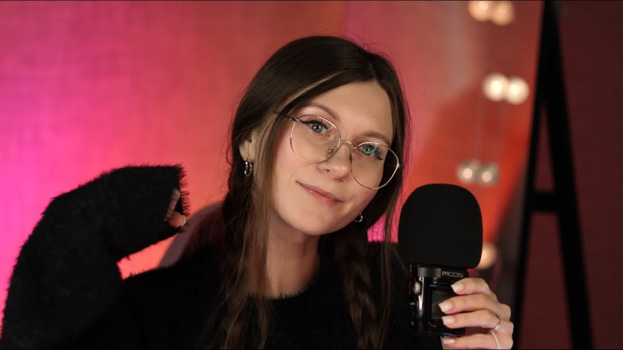 ASMR  мурашки 100% 😱 неразборчивый шепот, звуки рта и поцелуи с ушка на ушко 