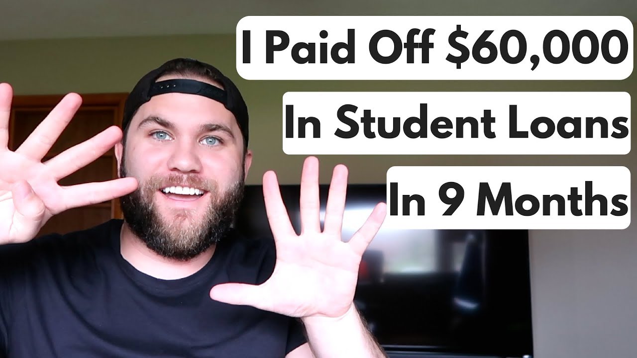 How I Paid Off Over $60,000 In Student Loan Debt in 9 Months