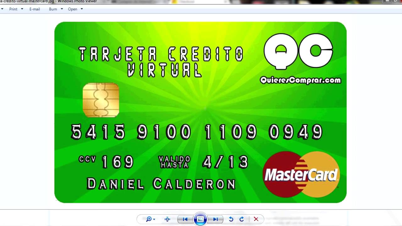 Compra con Tarjeta Cr&eacute;dito Virtual Mastercard (aliexpres) - QuieresComprar.com