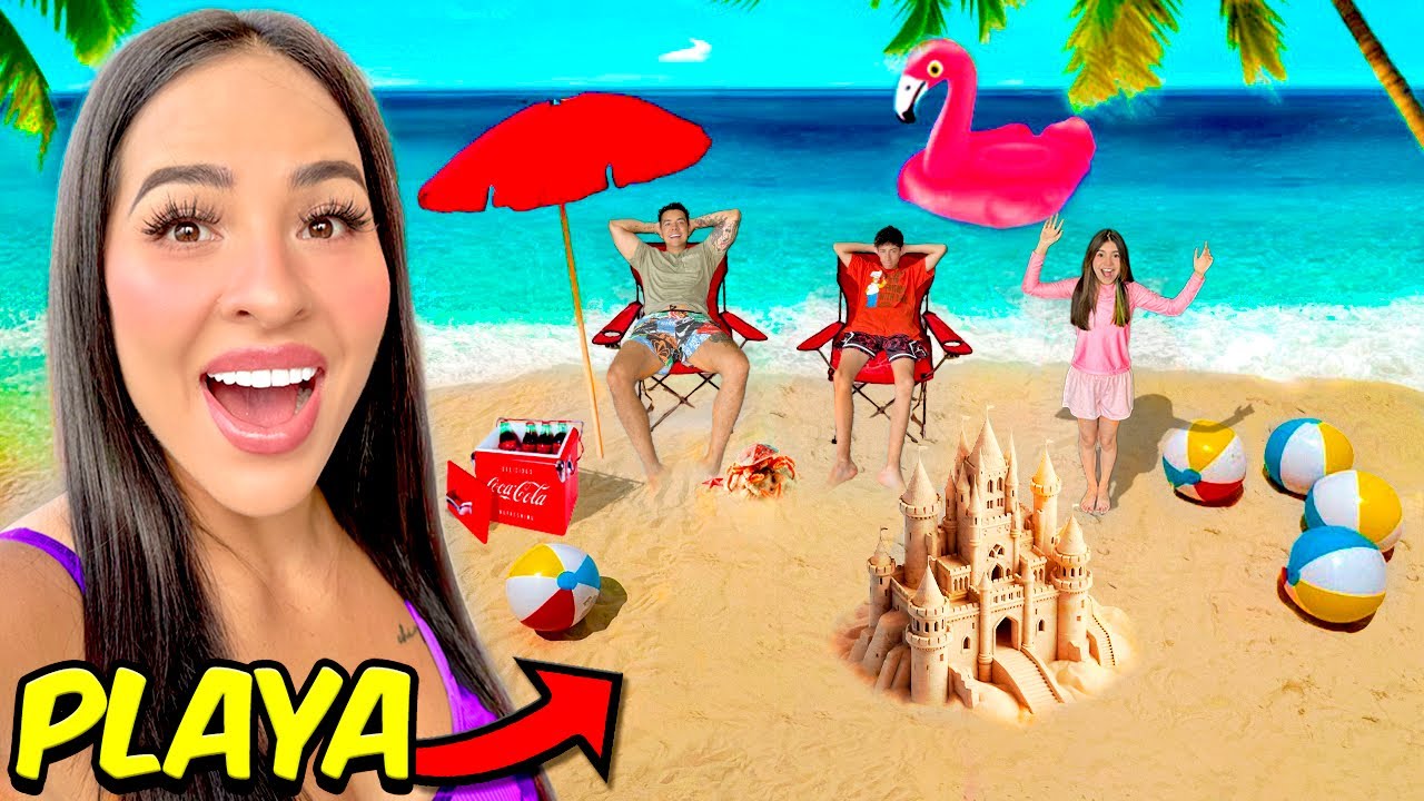 CONSTRUI UNA PLAYA EN MI CASA!! 🏖️