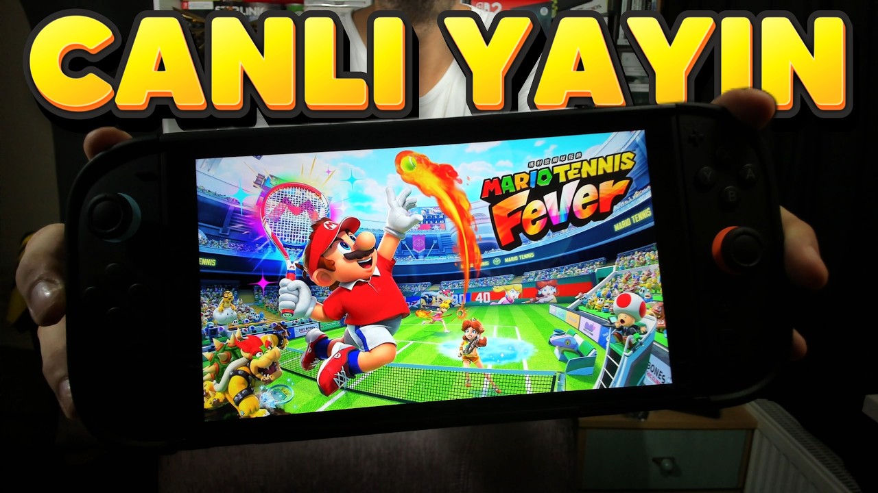 🔴CANLI: Mario Tennis Fever - Kapışmak isteyen gelsin
