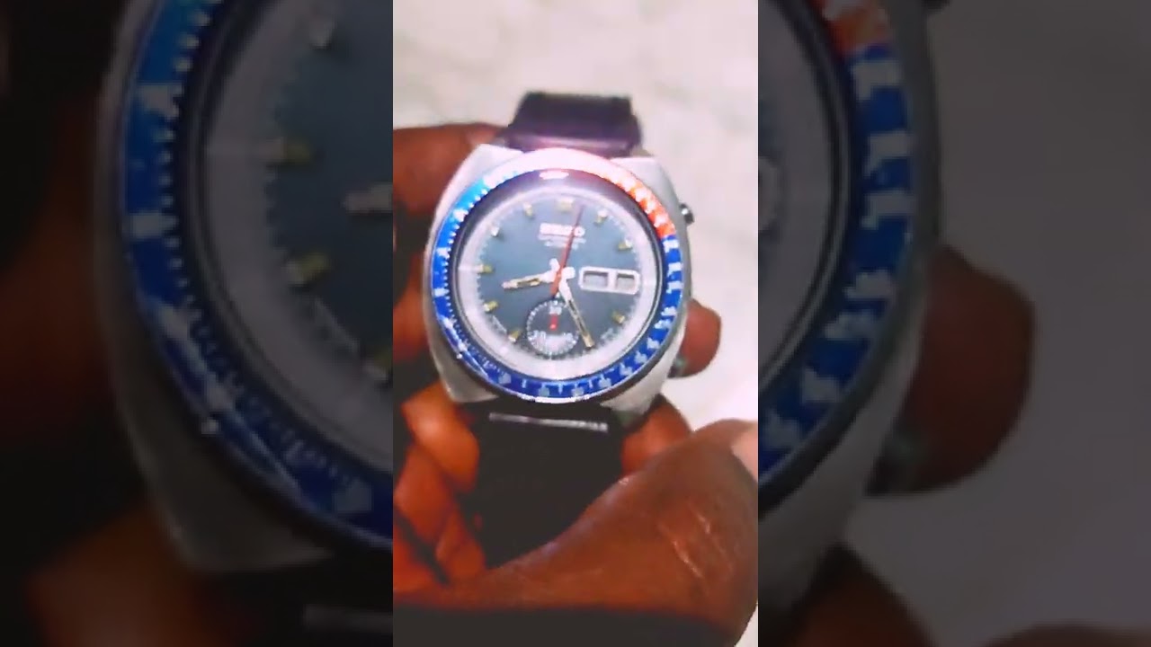 Stunning Vintage&nbsp;Seiko Pogue 6139-6002&nbsp;Pepsi Bezel #shorts