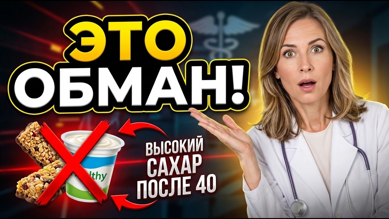 Худшие «полезные» продукты при высоком сахаре: прекратите это после 40.