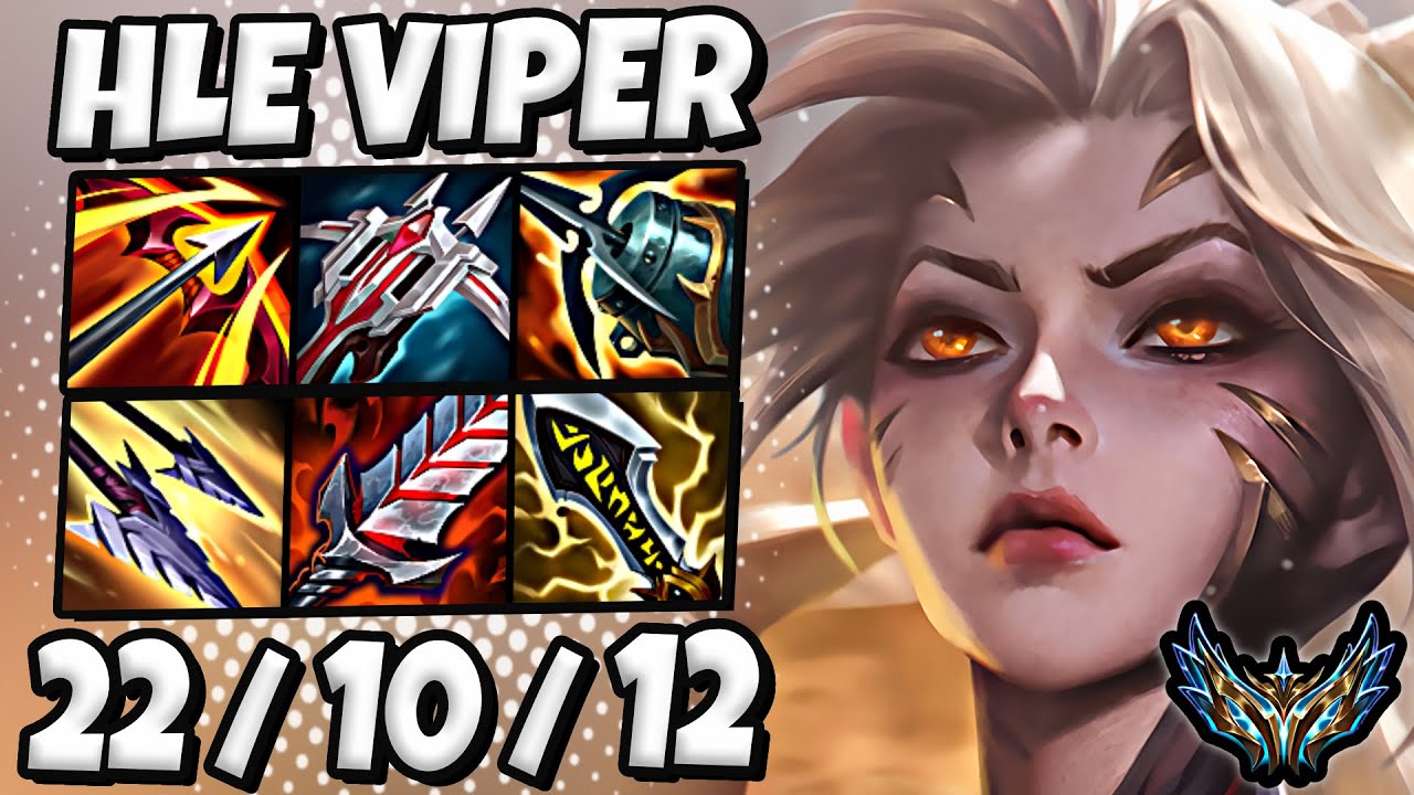 Kaisa vs Senna ADC [ HLE Viper ] Rank #10 Korea Challenger 25.12