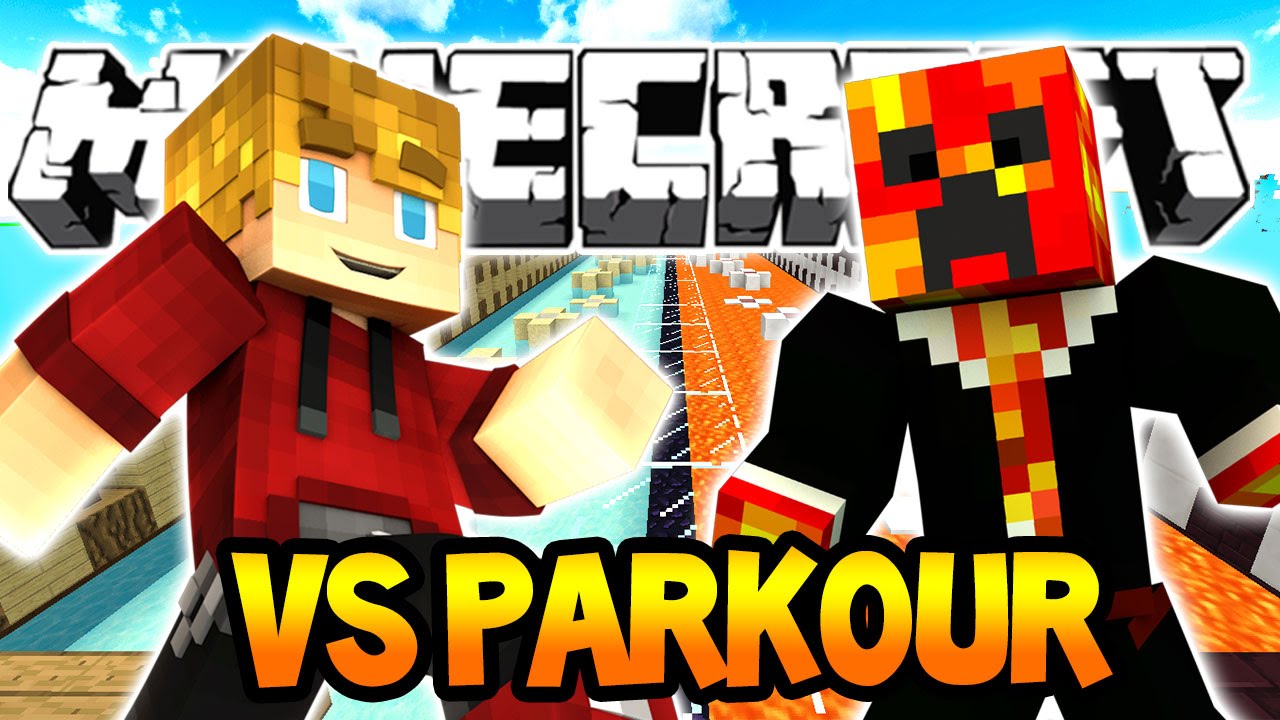 Minecraft Lachlan Vs Preston Parkour! (Lava & Water Parkour)