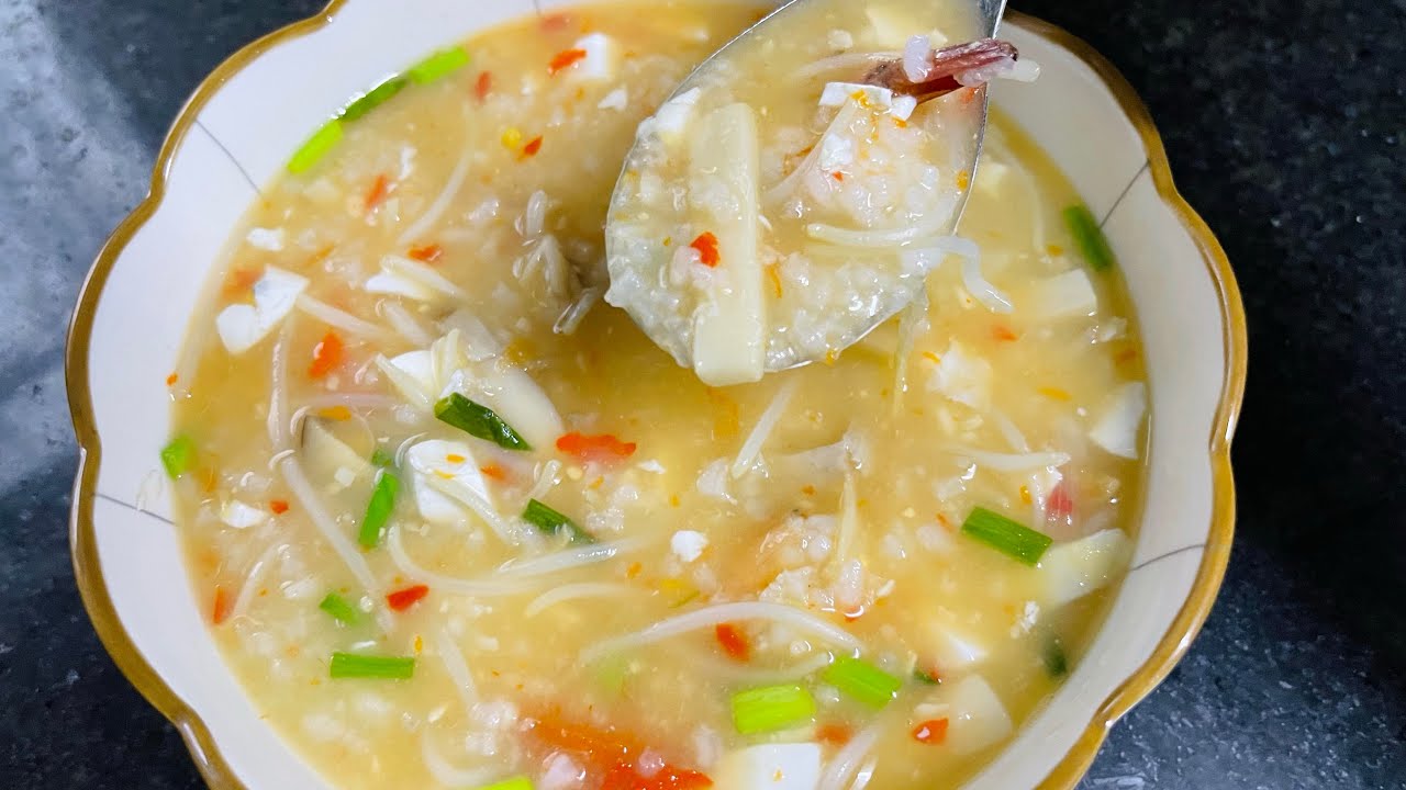 របៀបធ្វើបបរគ្រឿងពងទាប្រៃl How to make Salty Eggs Porridge 