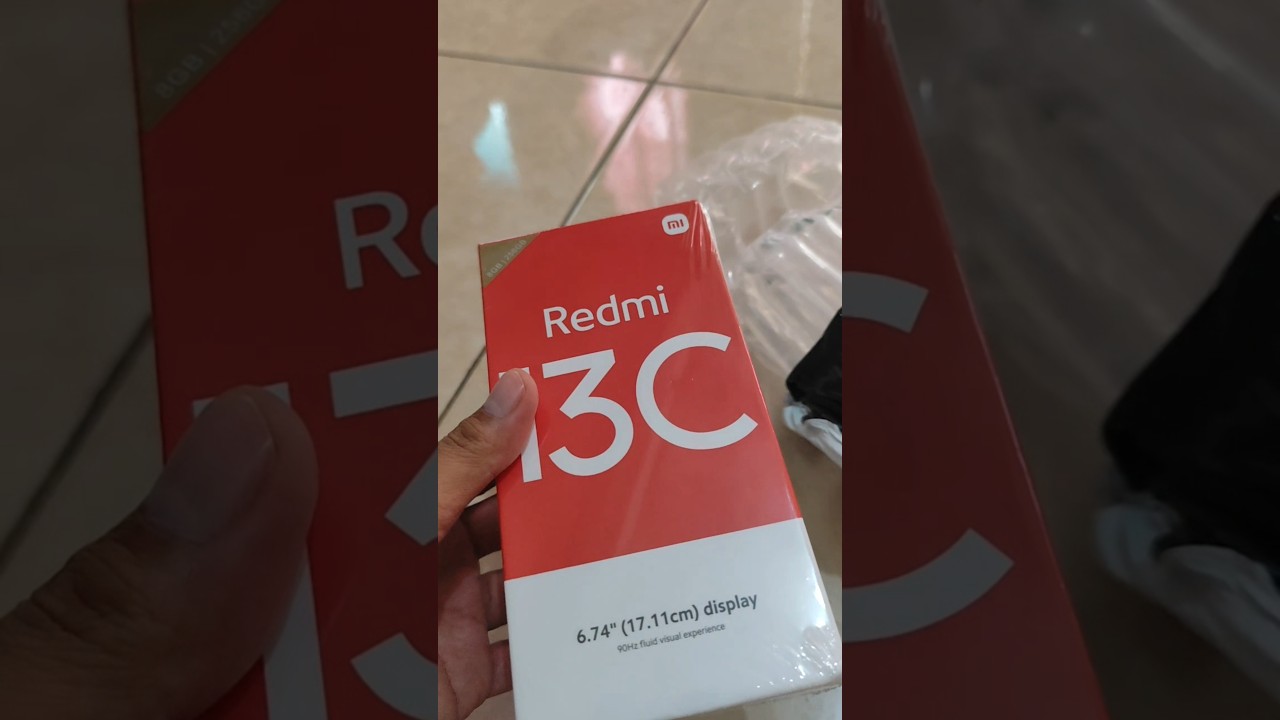 iseng beli HP di shopee 800rb an Redmi 13C kondisi paket sudah dibuka #shorts