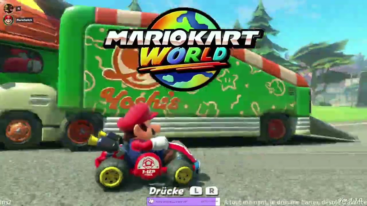 [2025-10-18] Mario Kart World #1 (100cc 1/4)