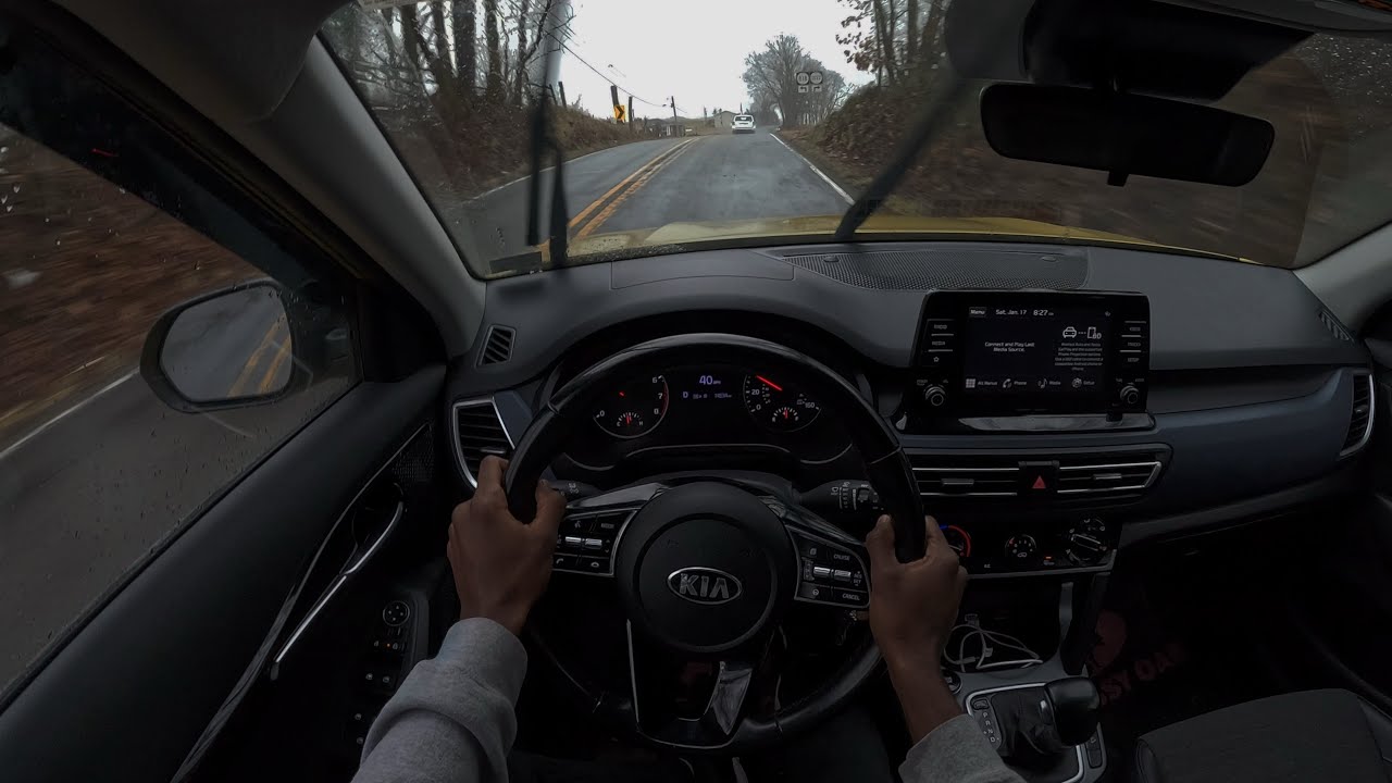 Morning backroads POV drive | asmr rainy pov drive 