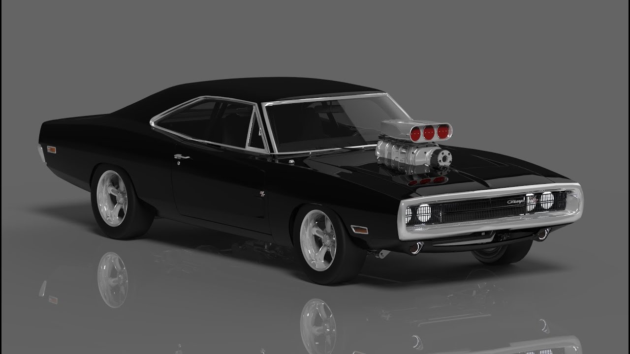 Dodge Chager 1970 - Fast and Furious 4MB (DFF ONLY) свет и различные цвета - GTA SA Android и сла...