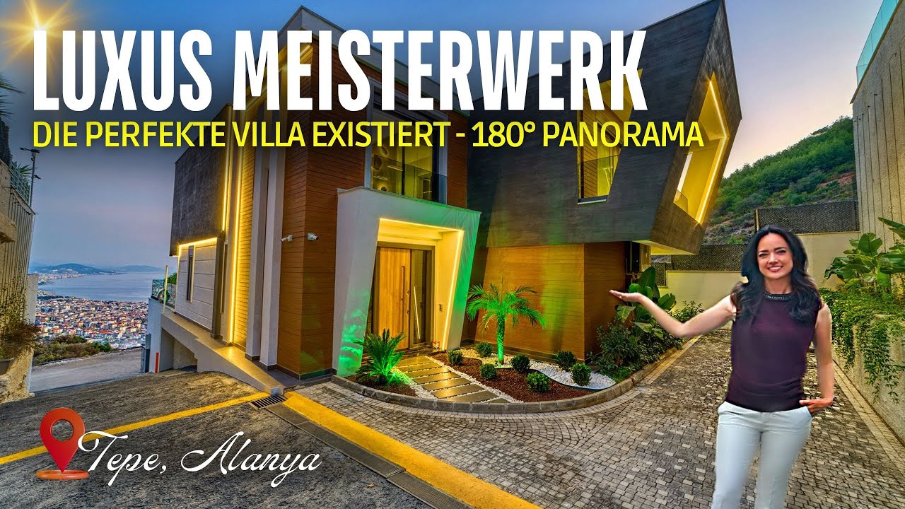 EXKLUSIVE VILLA AUF DEN HÜGELN VON #ALANYA | TÜRKISCHE STAATSBÜRGERSCHAFT/IKAMET MÖGLICH #housetour