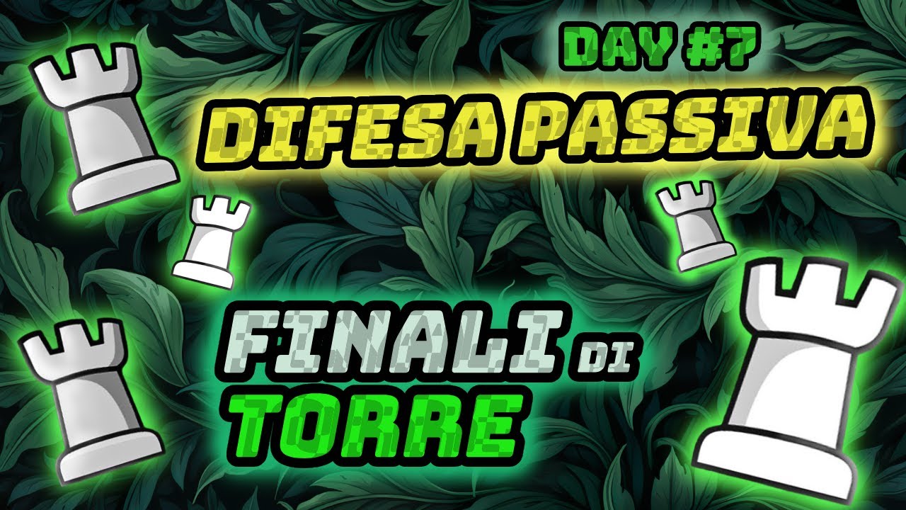DIFESA PASSIVA nei Finali di Torre (SPIEGATA in 10 MINUTI)