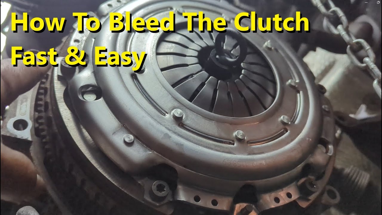 How to bleed your clutch in 5 minutes. Hydraulic manual transmission standard clutch system. - VOTD