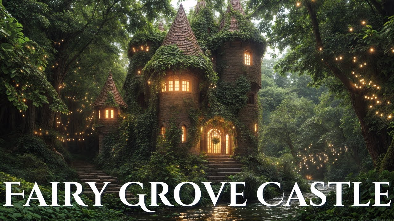 【#meditation】Fairy Grove Castle: A Magical Sanctuary in the Forest〈#LOFI〉