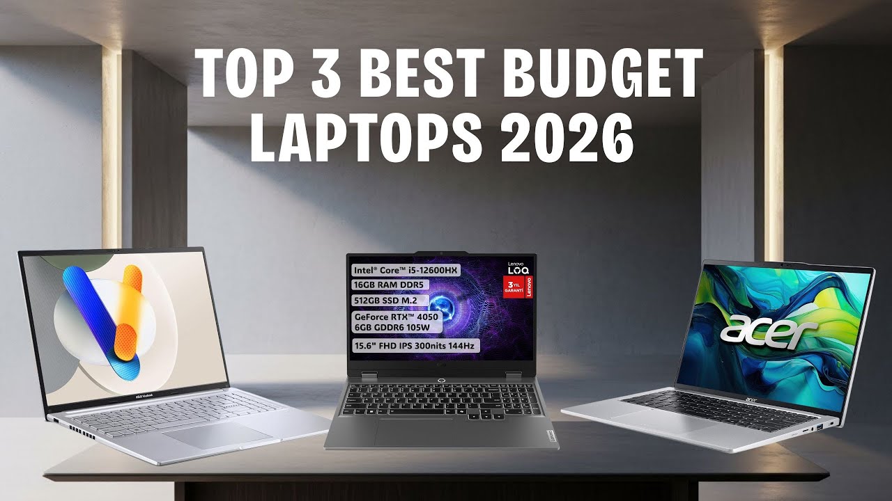 Top 3 Best Budget Laptops 2026 - Don't Waste Your Money