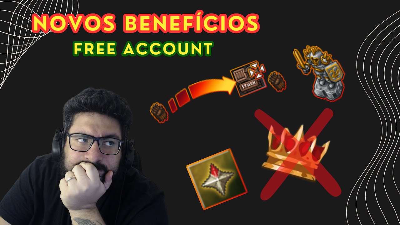 Melhoras para os FREE ACCOUNTS! Acesso a Yalahar e Offline Training!
