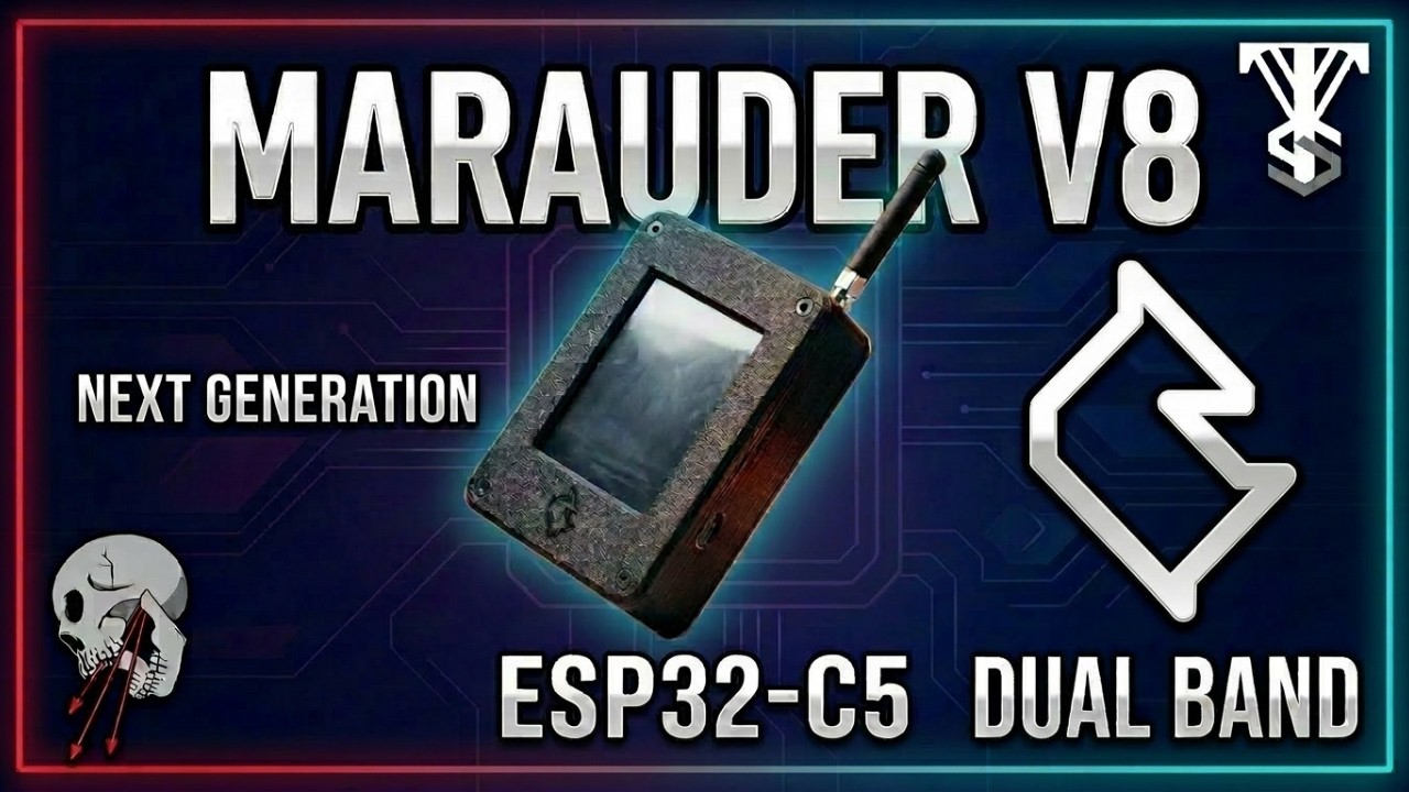 Marauder V8 от JustCallMeKoKo - ESP32 C5