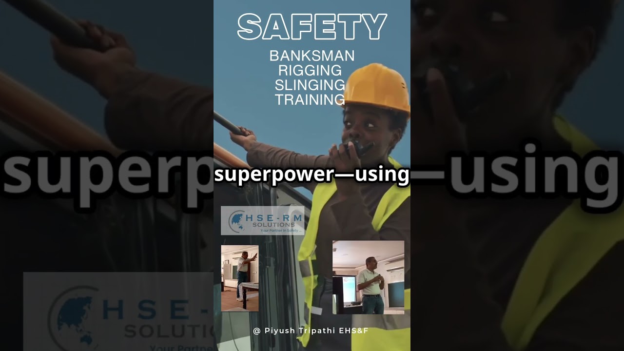 #Banksman, #Rigging #Slinging Training #Safety