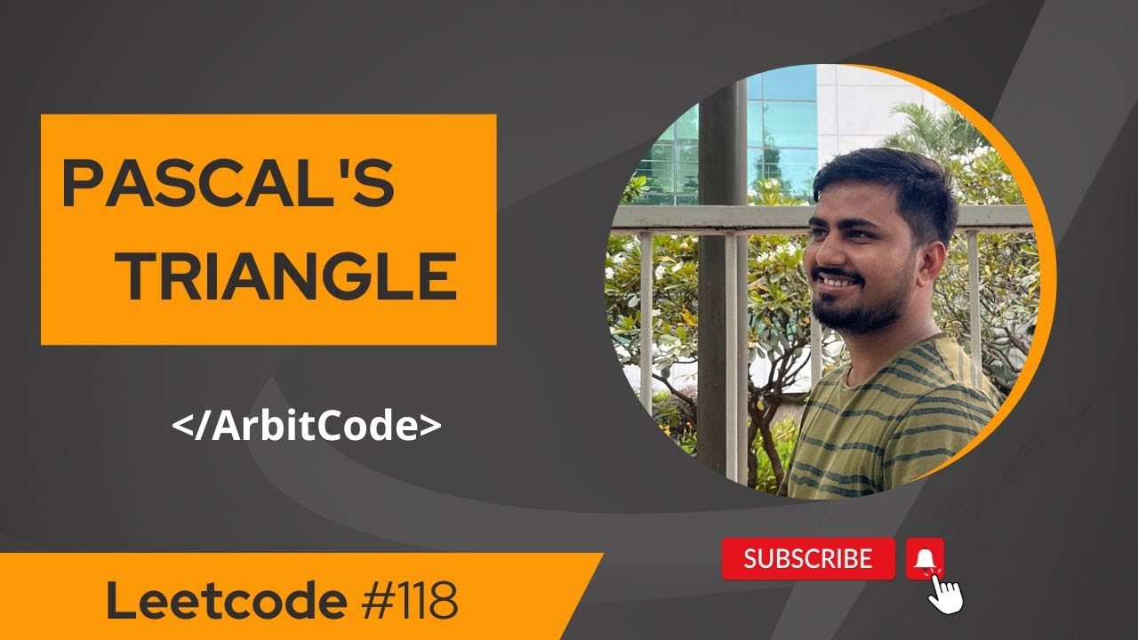 Leetcode 118 Pasca Triangle Problem || C++ || Array and Matrix || ArbitCode