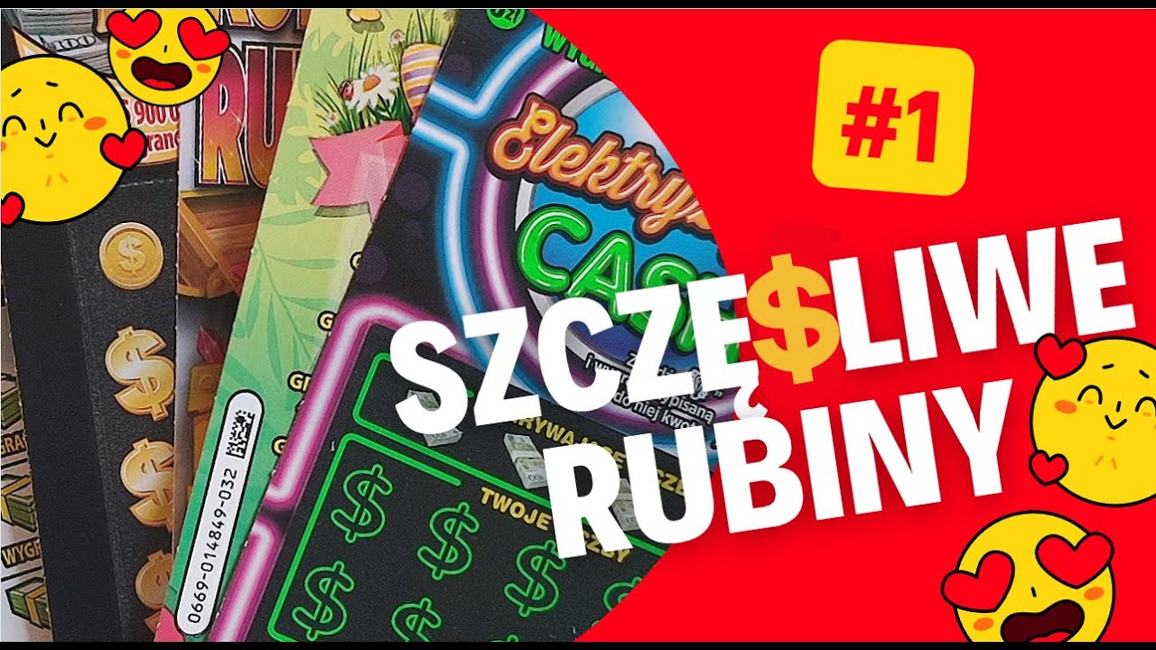 $$ ZDRAPKI LOTTO $$SZCZĘŚLIWE RUBINY ! MIX ZDRAPEK za 50ZŁ !!! JEST + !!!