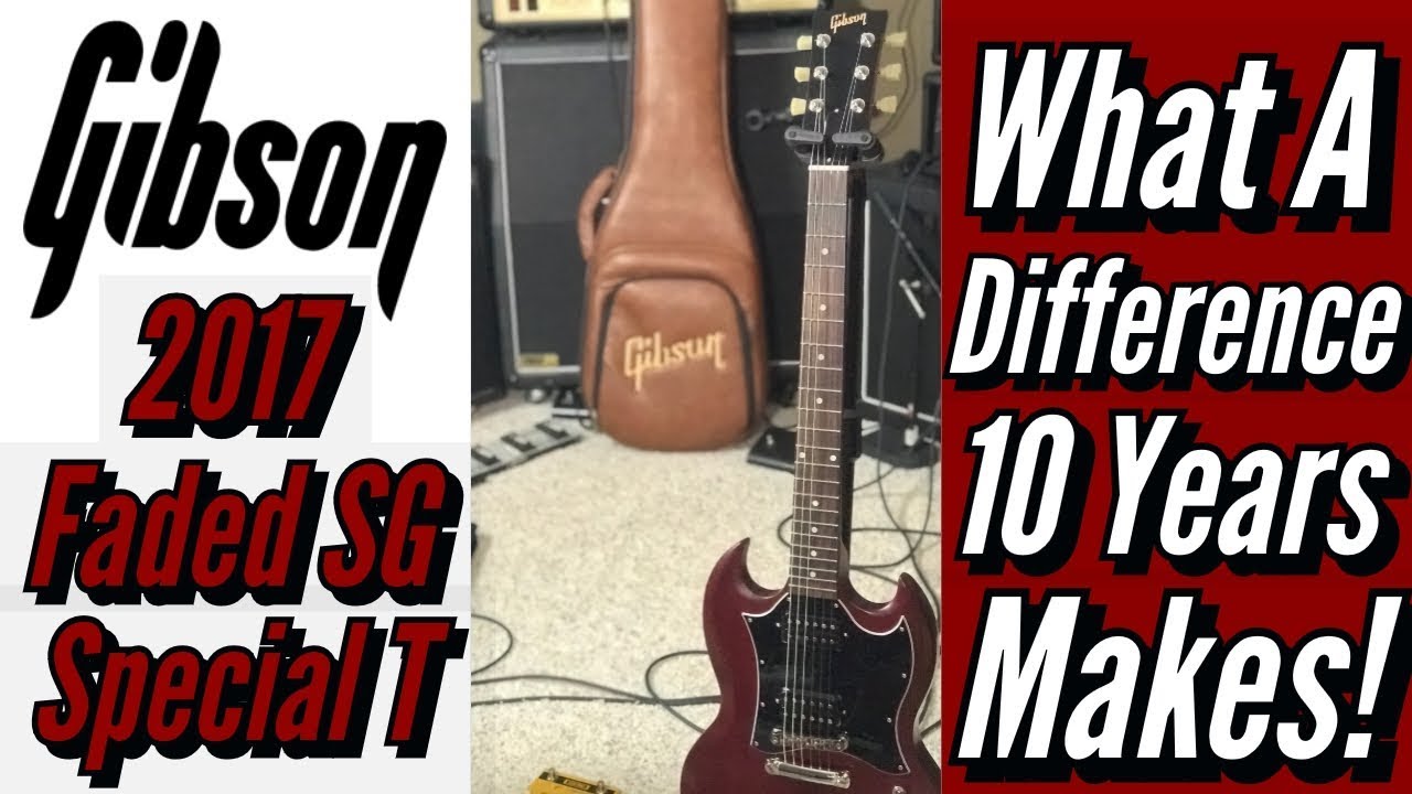 Gibson Faded SG Special 2017 | Какая разница за 10 лет!