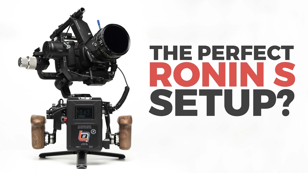 V-Mount Powered Ronin S with BMPCC 4k