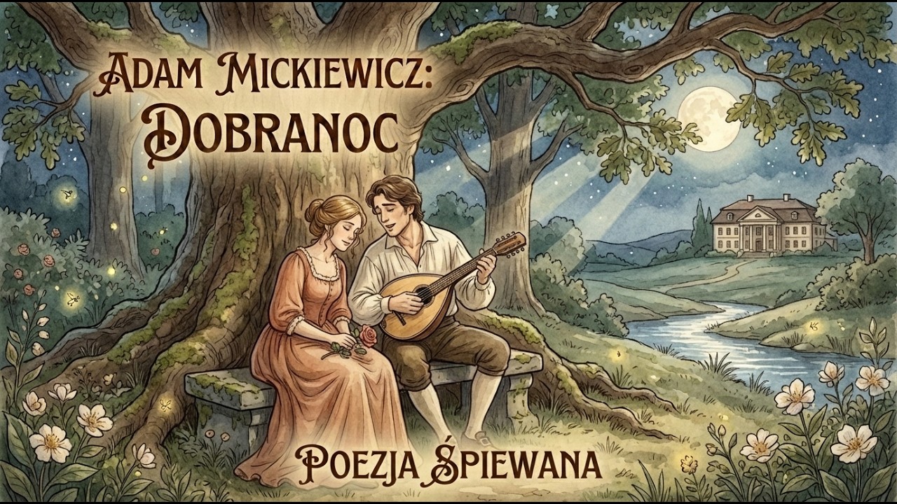 Dobranoc - Adam Mickiewicz | Poezja Śpiewana | Bajerosfera.pl