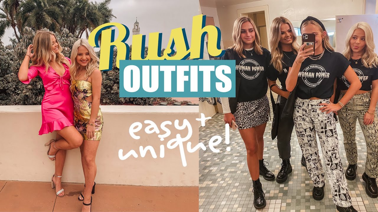 Sorority Recruitment Outfits + My Experience Rushing | Ella Elbells