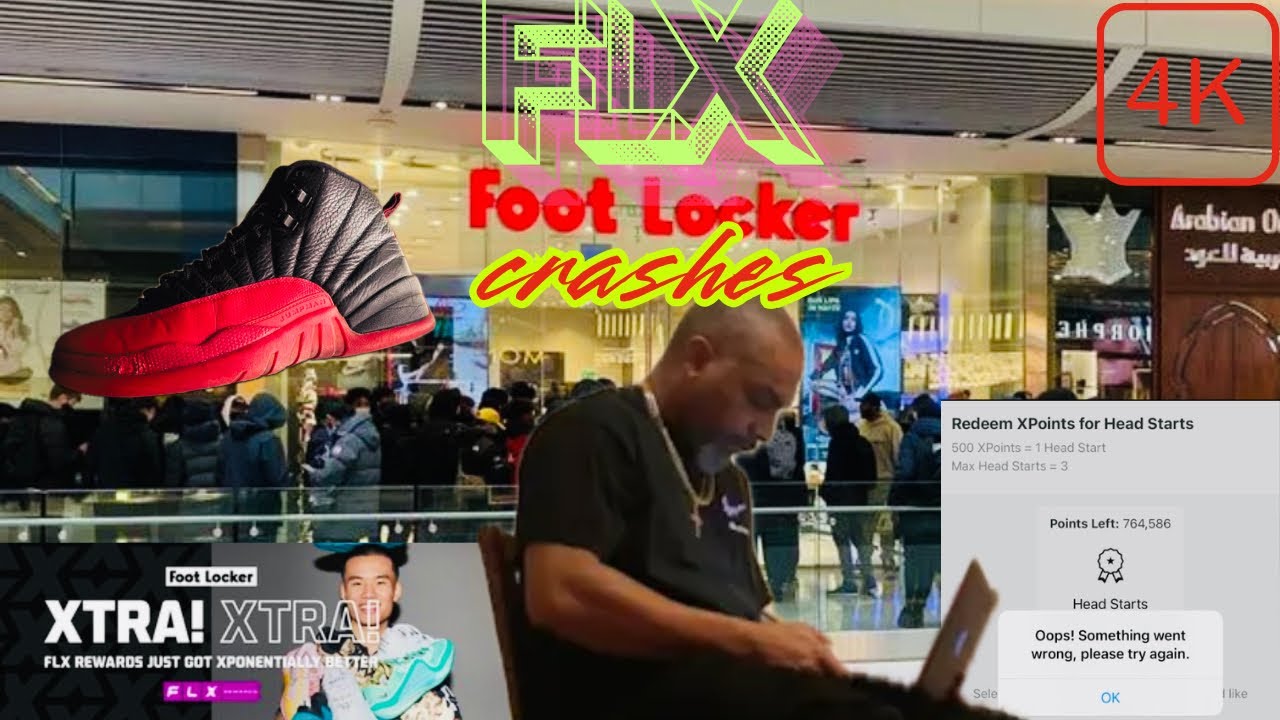 Footlocker and FLX APPS Crashes cause of Flu Game 12s