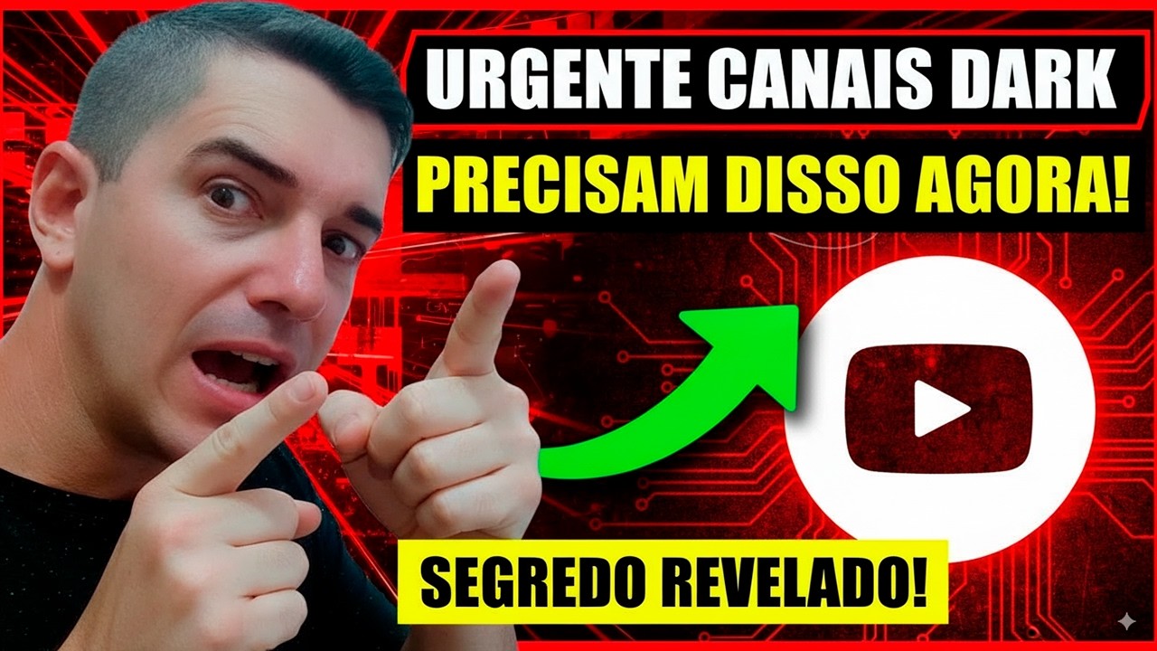 🔴Urgente! Se você Faz Canal Dark Tem que ver isso ou então Nada Feito...