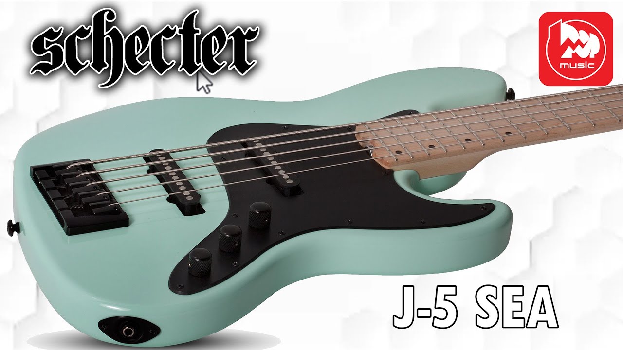 Пятиструнная бас-гитара SCHECTER J-5 SEA FOAM GREEN