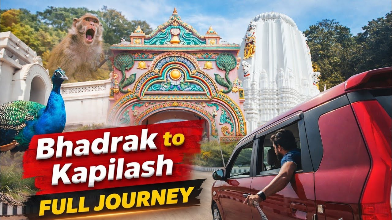 Bhadrak to Kapilash Temple by Car 🛕 | Full Journey | Emotional Shiva Darshan | Odisha Vlog