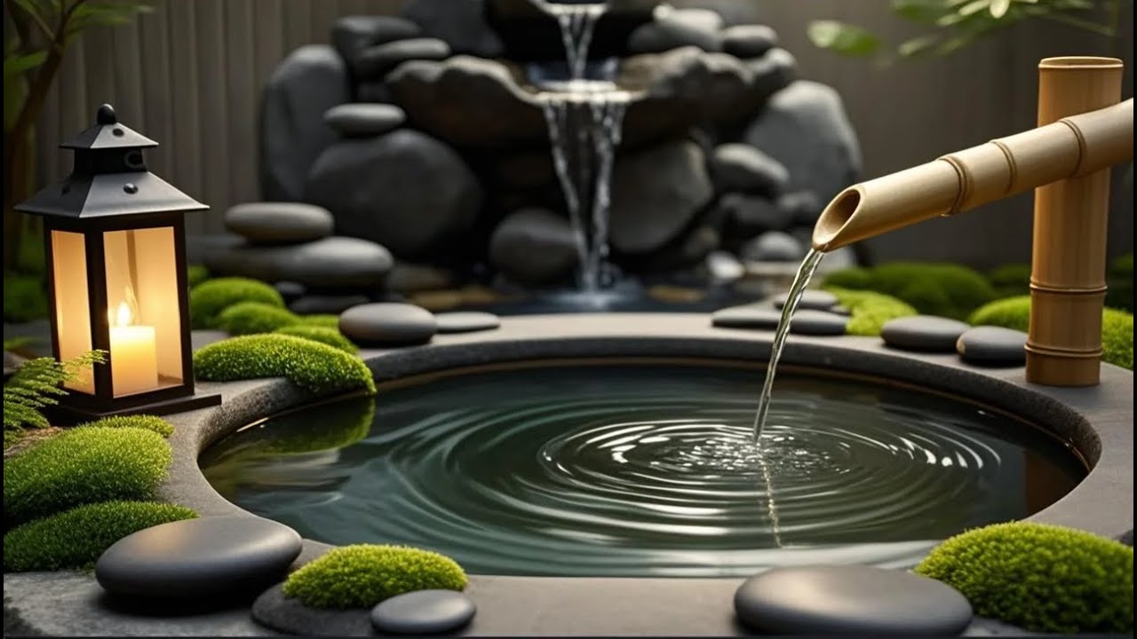 {3M} Mind Calm Healing 🌿 Bamboo Water Sounds for Insomnia & Stress Release