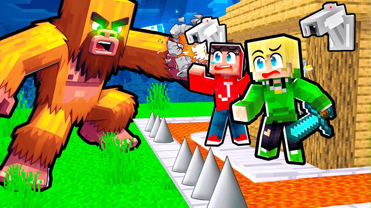 Bigfoot vs Veiligste Huis In Minecraft!