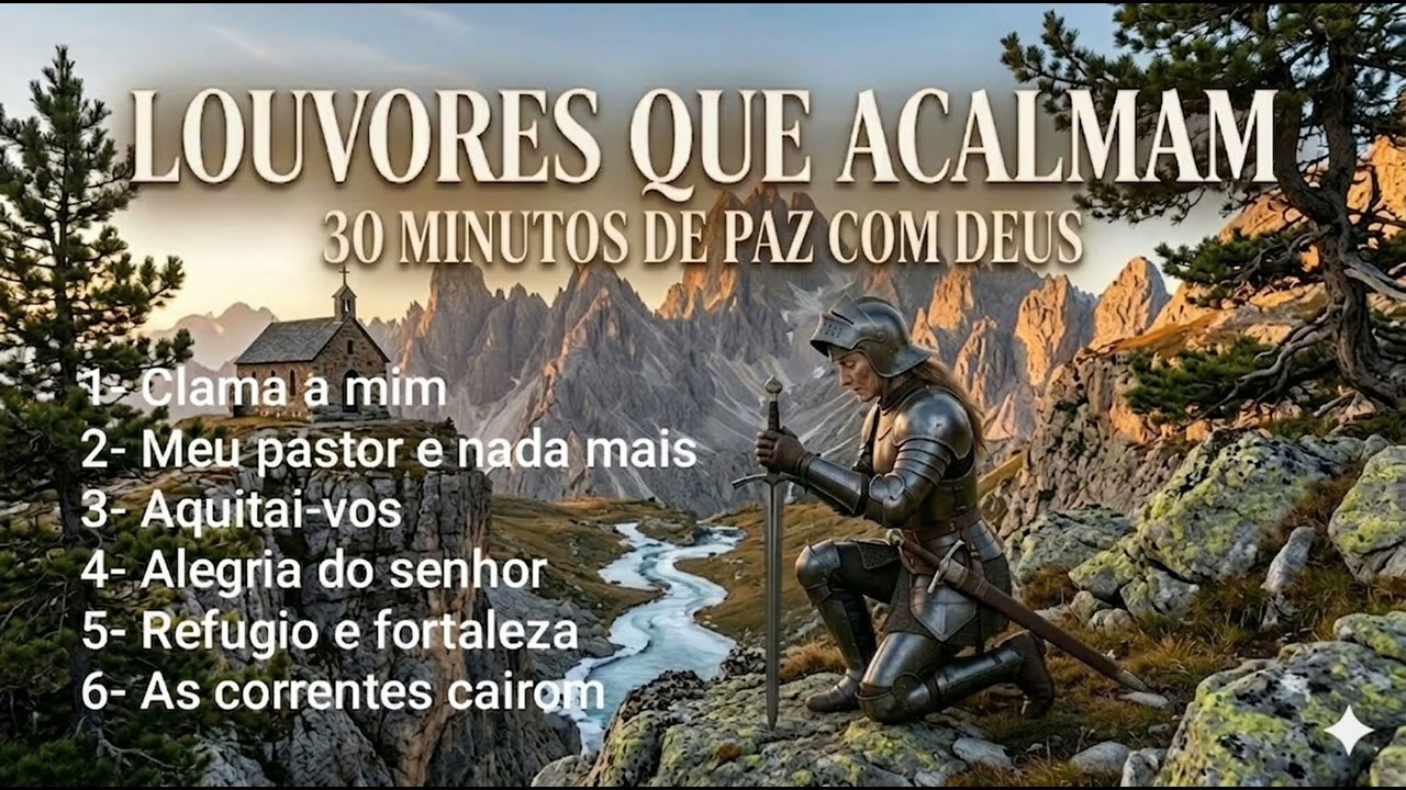30 Minutos de Louvores para Orar e Sentir a Presença de Deus 🙏 Música Gospel que Acalma