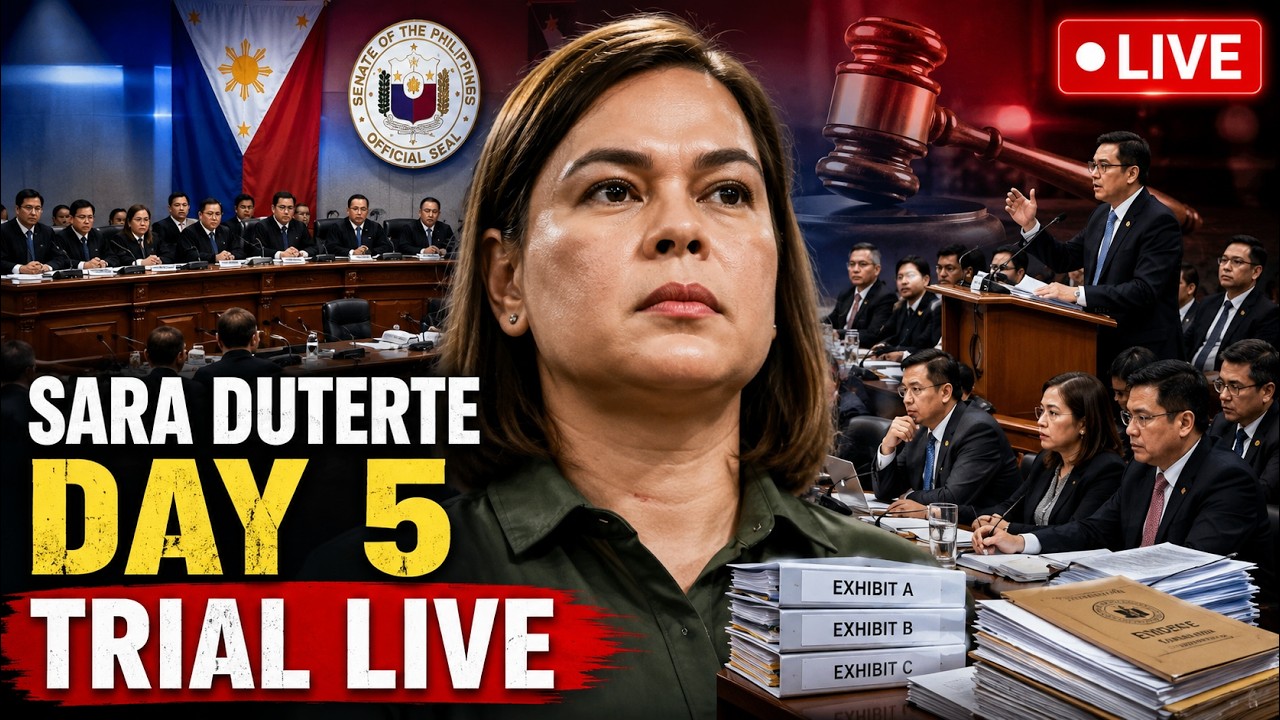 Sara Duterte Impeachment Trial LIVE | Day 5 Senate Hearing | Philippines Political Crisis LIVE