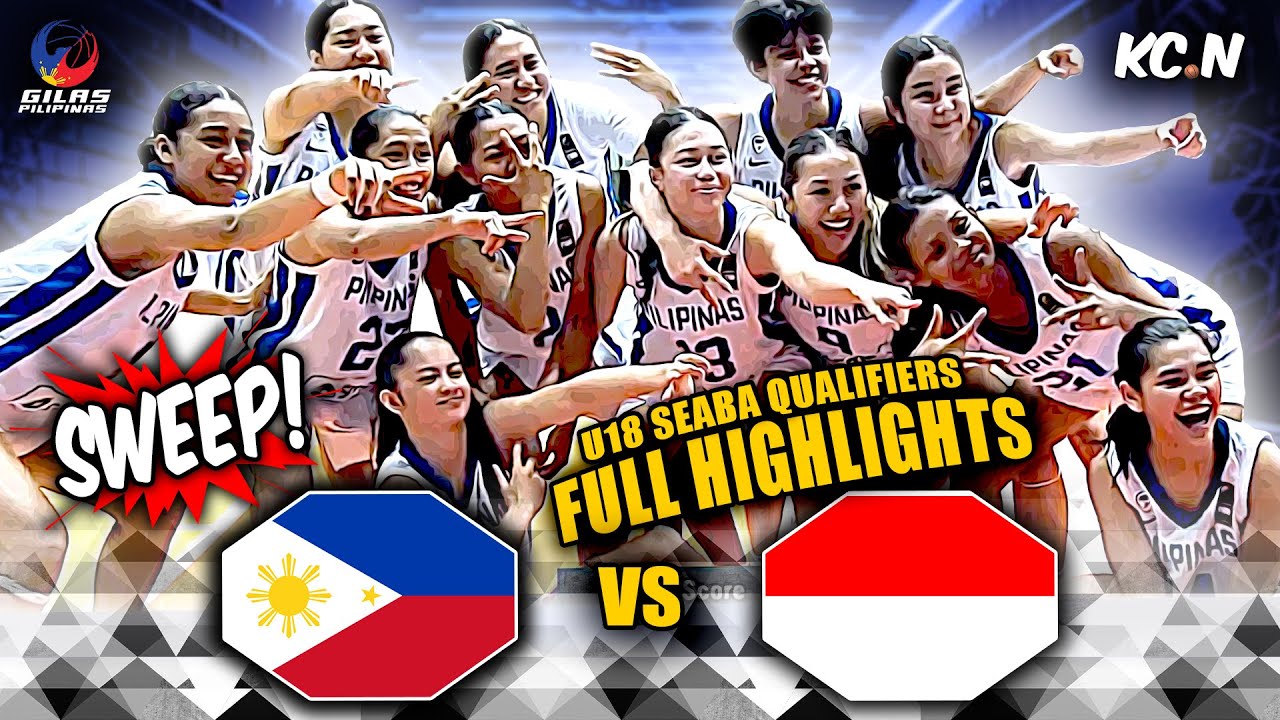 SWEEP! | Gilas U18 vs Indonesia Highlights | FIBA U18 Women's Asia Cup 2024 | SEABA Qualifiers
