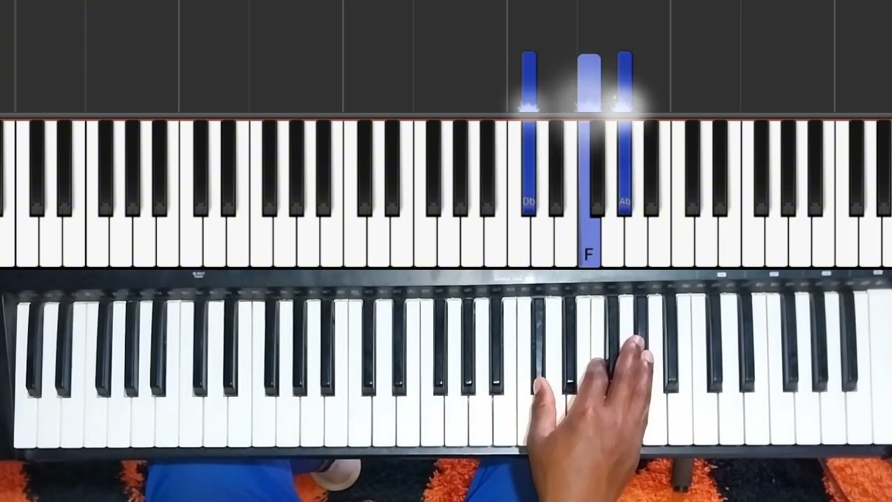 How to play 🎹 || mookamedi ya renang ||step by step guide