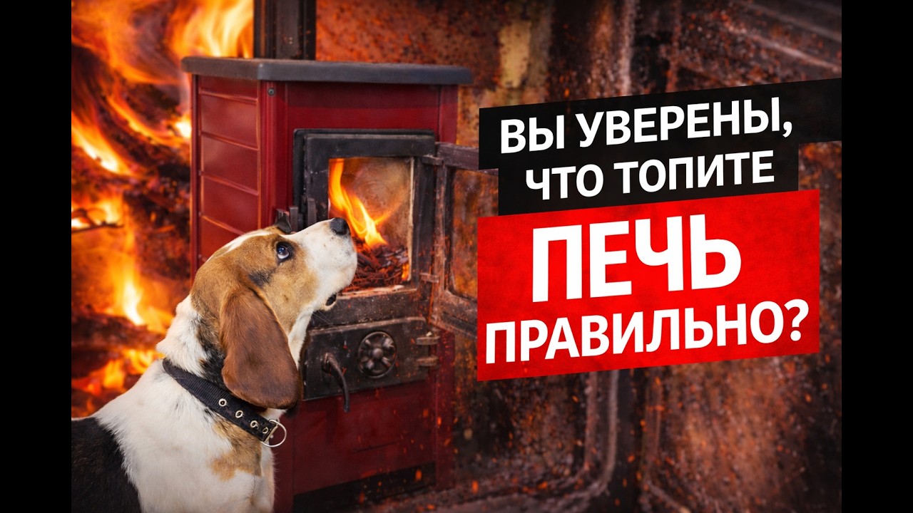Как топят печь в Сербии — наш уютный ритуал #домвсербии #бигль