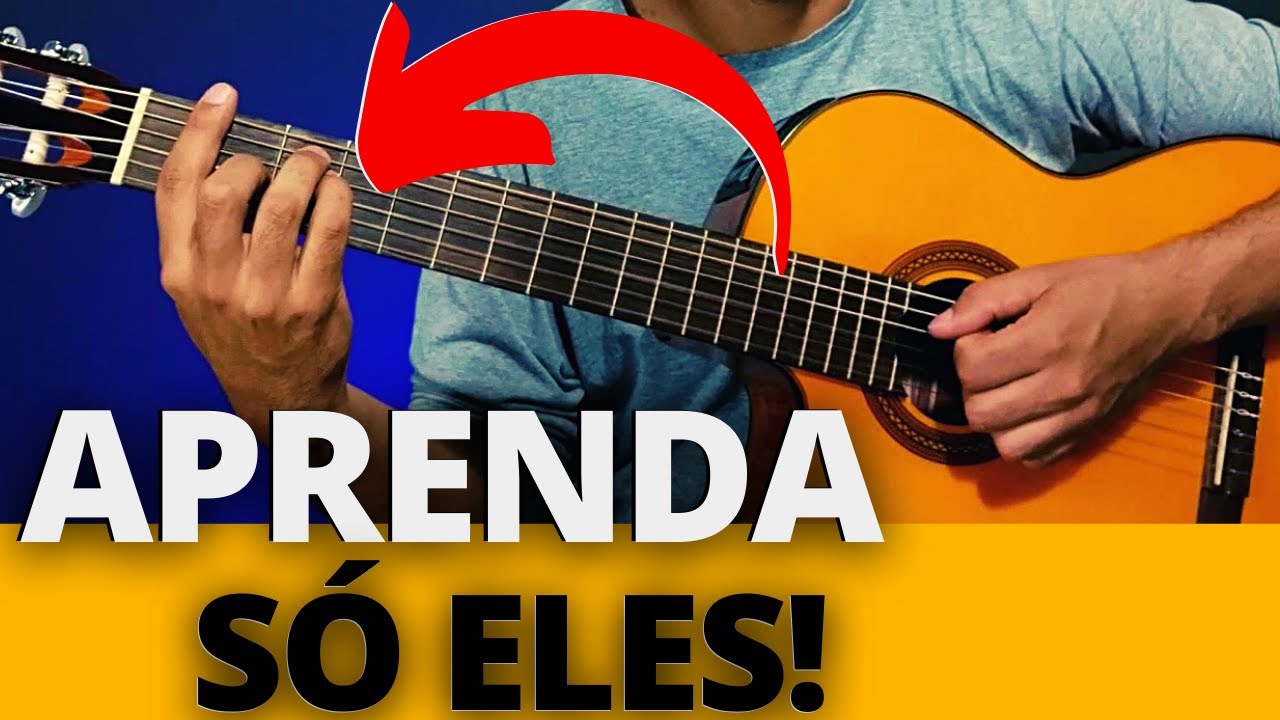 [Como Fazer Pestana] Os Únicos 4 Acordes Com Pestana Que Todo Iniciante No Violão Deve Aprender!