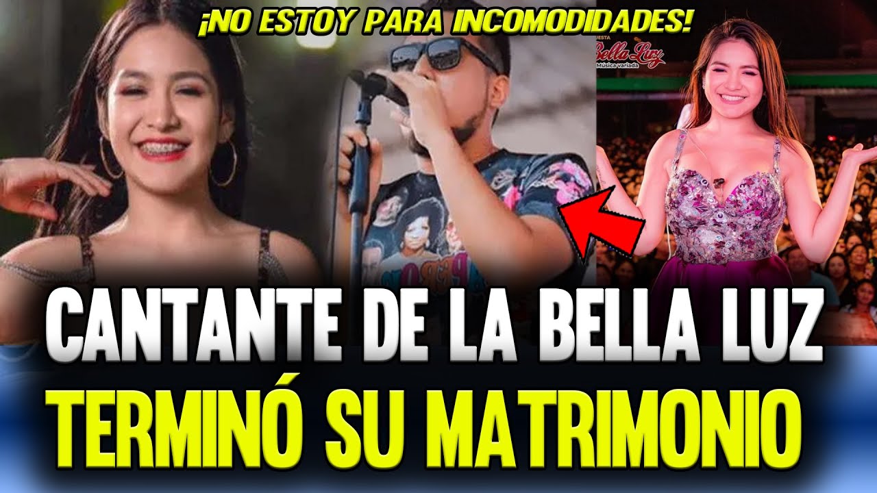 CANTANTE DE LA BELLA LUZ TERMINÓ SU MATRIMONIO CON EL PADRE DE SU HIJO