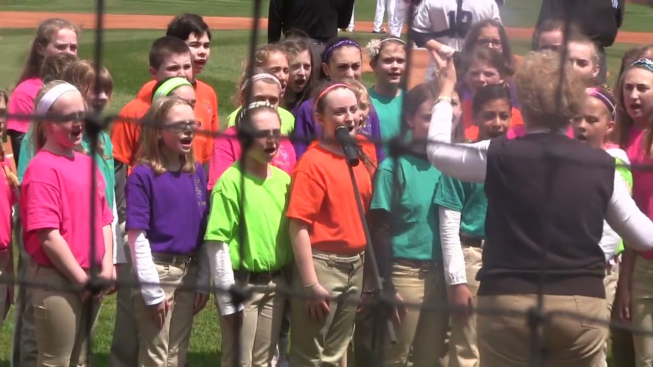 2014 05 03 Emma Rose Donnellan Sings the National Anthem