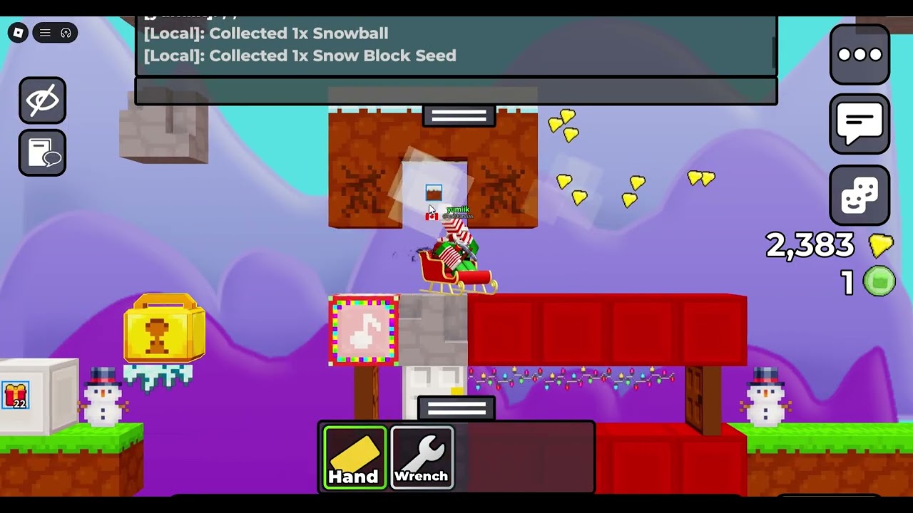 anouncement for a snowball