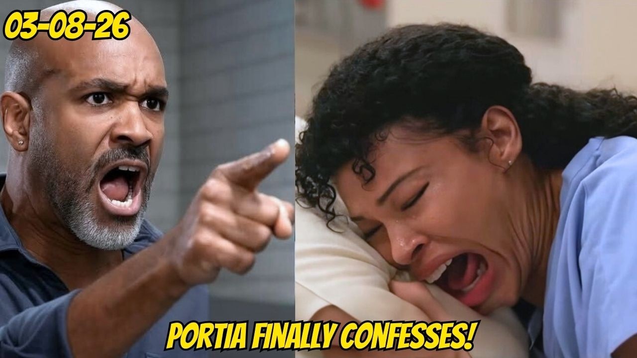 Portia confessed that child she was carrying wasn't Curtis's; she had falsified the DNA GH Spoilers