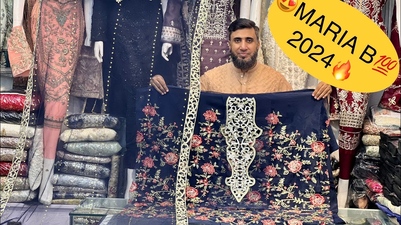 Maria B 2024 💯😍 New Arrival 🤩 Wedding Collection ❤️ Master Copy 💕 Asim Jofa 👗 Chiffon Dress